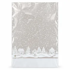 Splendor Weihnachtsbeutel 25x40 cm verschneite Landschaft